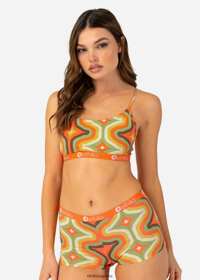 ropa mujer Ethika sujetador tipo jersey fuera de la vista FD68J1216