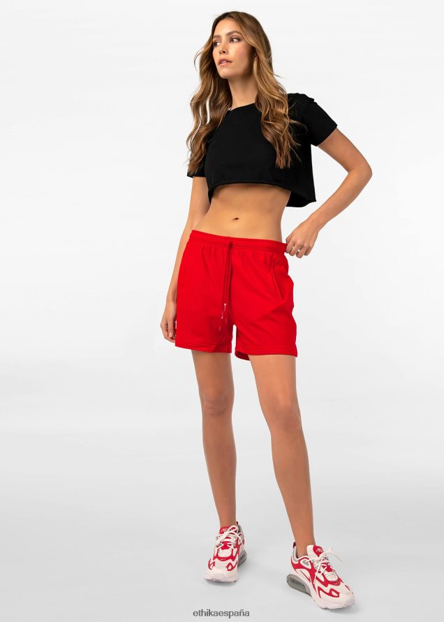 ropa mujer Ethika pantalón corto premium - rojo FD68J1501