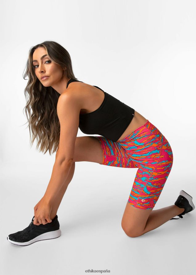 ropa mujer Ethika shorts ciclistas - tigre pop FD68J1515