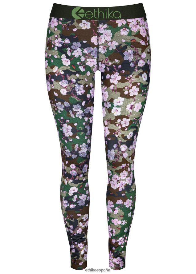 ropa mujer Ethika leggings flor de durazno FD68J1431