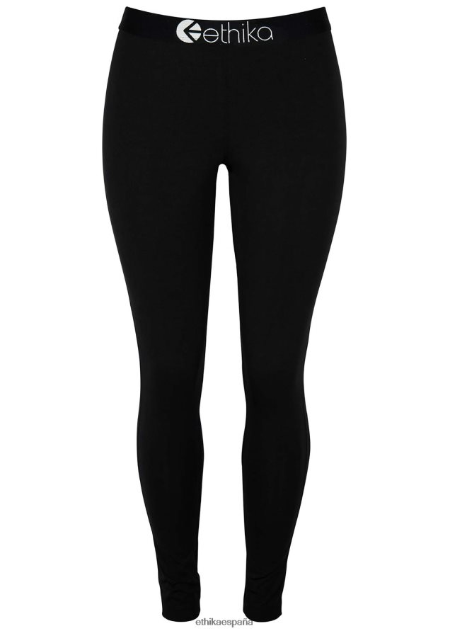 ropa mujer Ethika leggings modal - negro medianoche FD68J1441