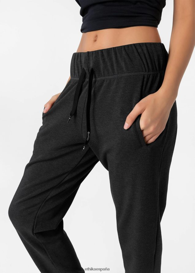 ropa mujer Ethika pantalón de chándal gris oscuro - largo FD68J1435