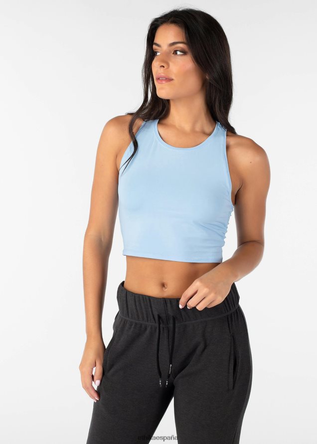 ropa mujer Ethika Camiseta corta sin mangas - campana azul FD68J1391