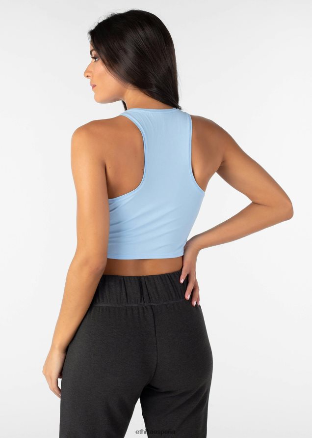 ropa mujer Ethika Camiseta corta sin mangas - campana azul FD68J1391