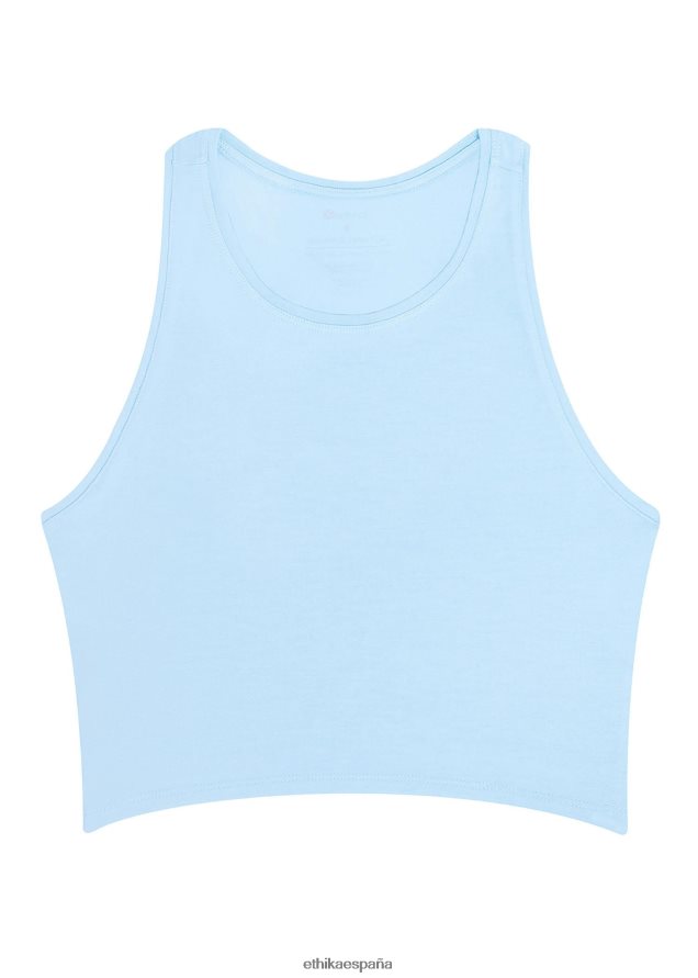 ropa mujer Ethika Camiseta corta sin mangas - campana azul FD68J1391