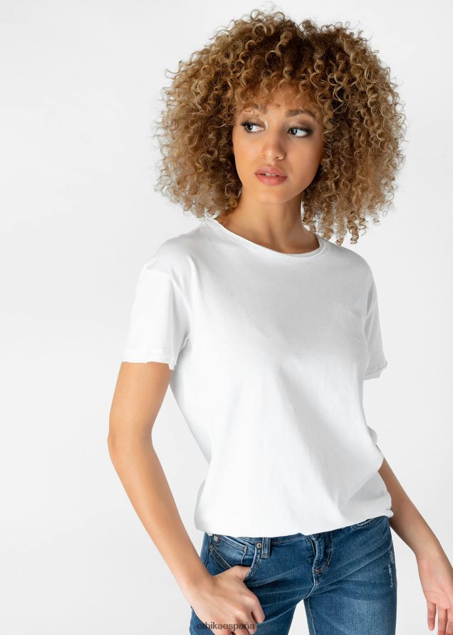 ropa mujer Ethika camiseta desgastada - blanca FD68J1408