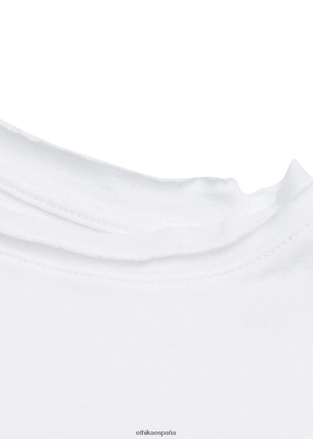 ropa mujer Ethika camiseta desgastada - blanca FD68J1408