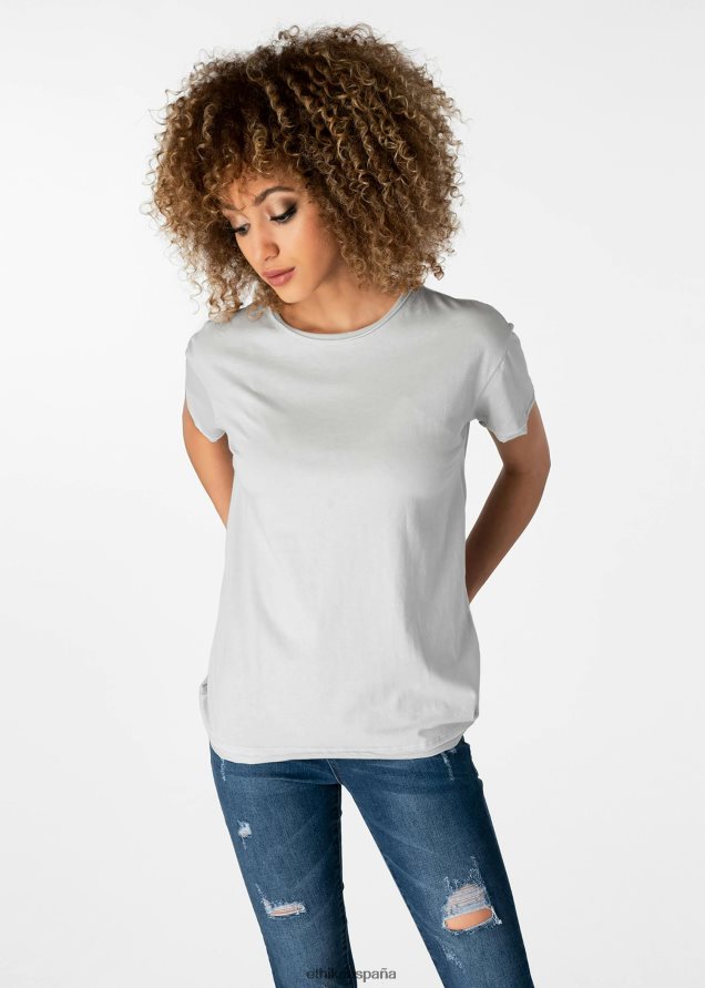 ropa mujer Ethika camiseta desgastada - gris FD68J1398