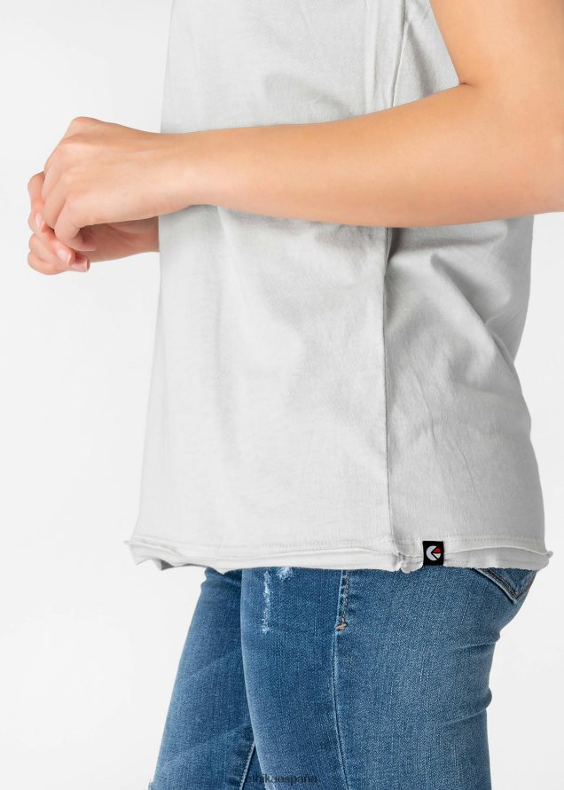 ropa mujer Ethika camiseta desgastada - gris FD68J1398