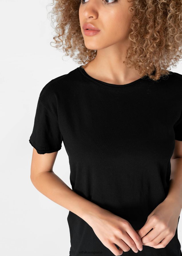 ropa mujer Ethika camiseta desgastada - negro FD68J1399