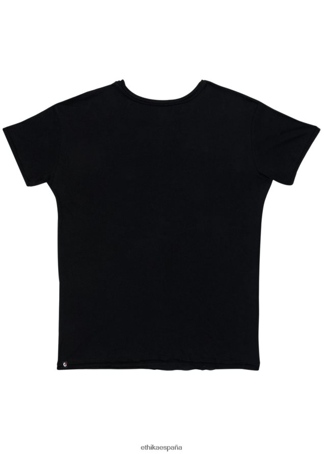 ropa mujer Ethika camiseta desgastada - negro FD68J1399