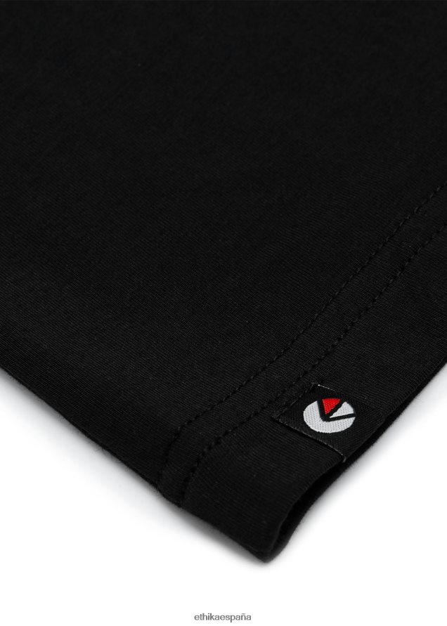 ropa mujer Ethika camiseta modal ajustada con logo - logotipo FD68J1406