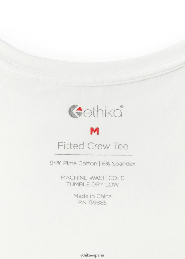ropa mujer Ethika camiseta novio blanca FD68J1414