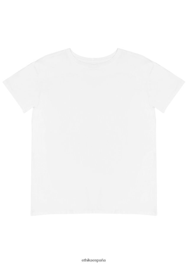 ropa mujer Ethika camiseta novio blanca FD68J1414