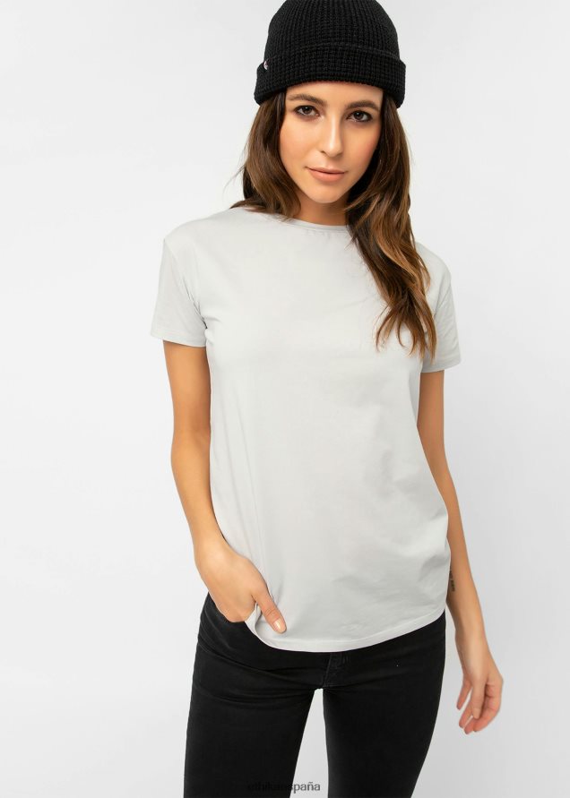 ropa mujer Ethika camiseta novio gris FD68J1413
