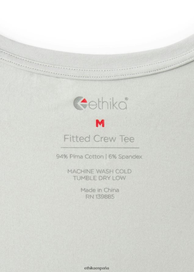 ropa mujer Ethika camiseta novio gris FD68J1413
