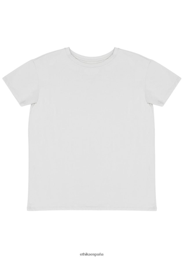 ropa mujer Ethika camiseta novio gris FD68J1413