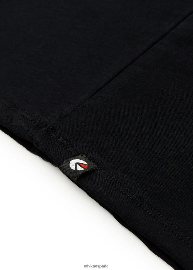 ropa mujer Ethika camiseta novio negro FD68J1412