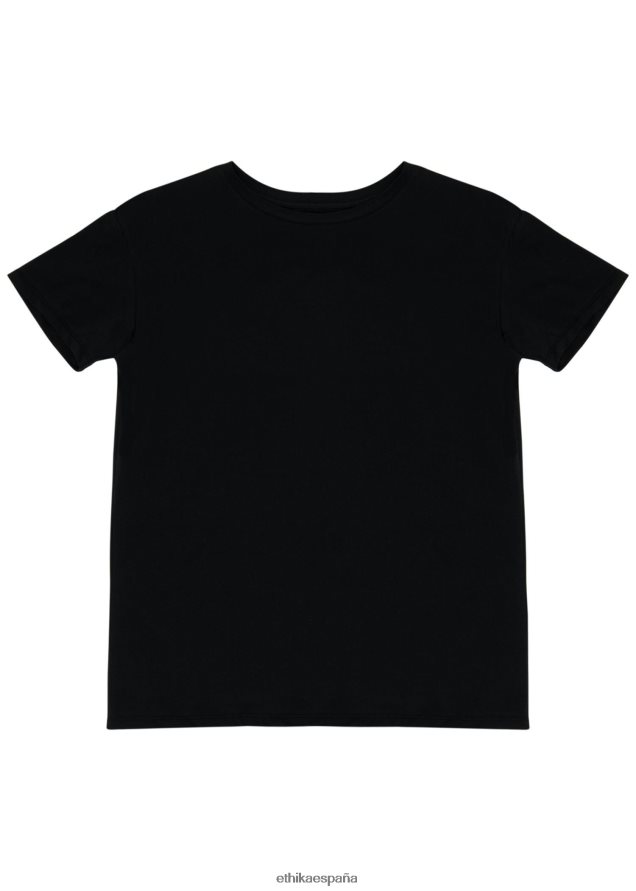 ropa mujer Ethika camiseta novio negro FD68J1412