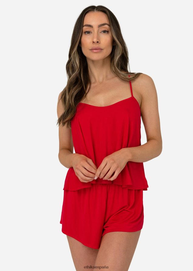 ropa mujer Ethika conjunto de camisola - rojo FD68J1420