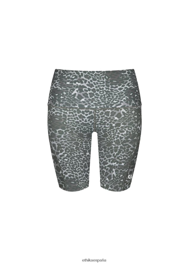ropa chicas Ethika pantalón corto ciclista jr pantalón corto ciclista de leopardo de las nieves FD68J2053