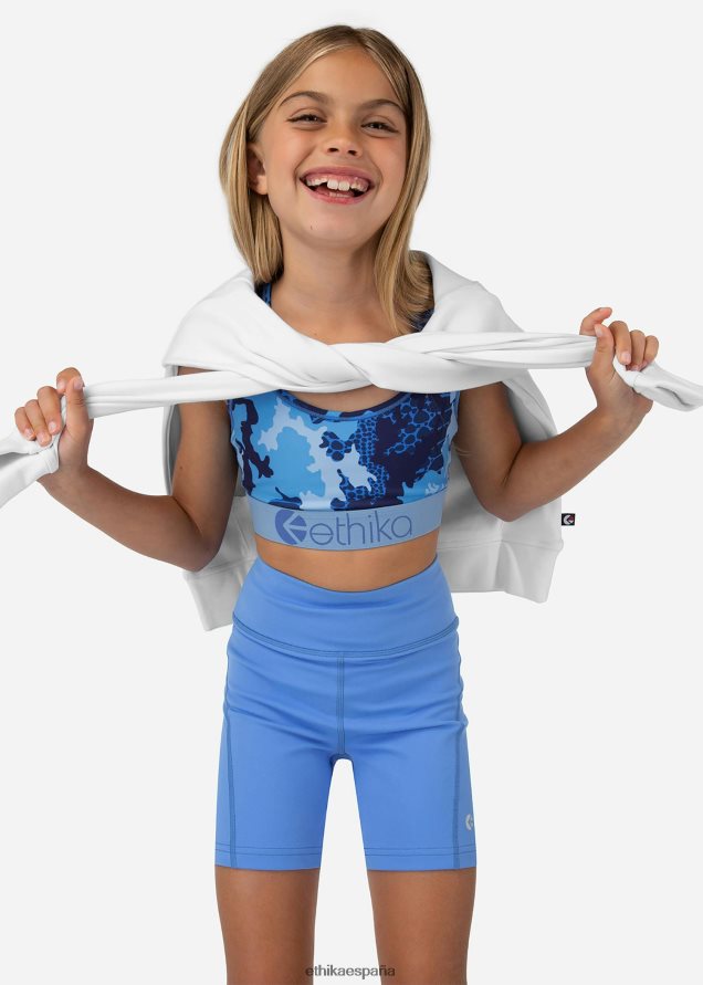 ropa chicas Ethika pantalón corto ciclista jr pantalón corto ciclista marina FD68J2055