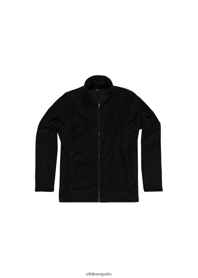 ropa chicas Ethika chaqueta micro polar negra FD68J2033