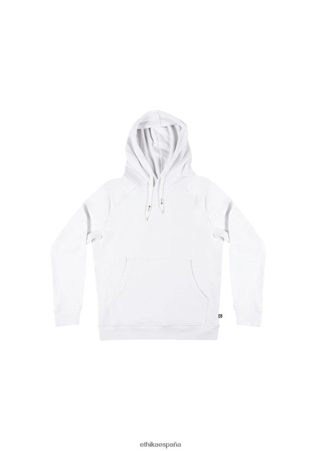 ropa chicas Ethika sudadera con capucha blanca FD68J2030