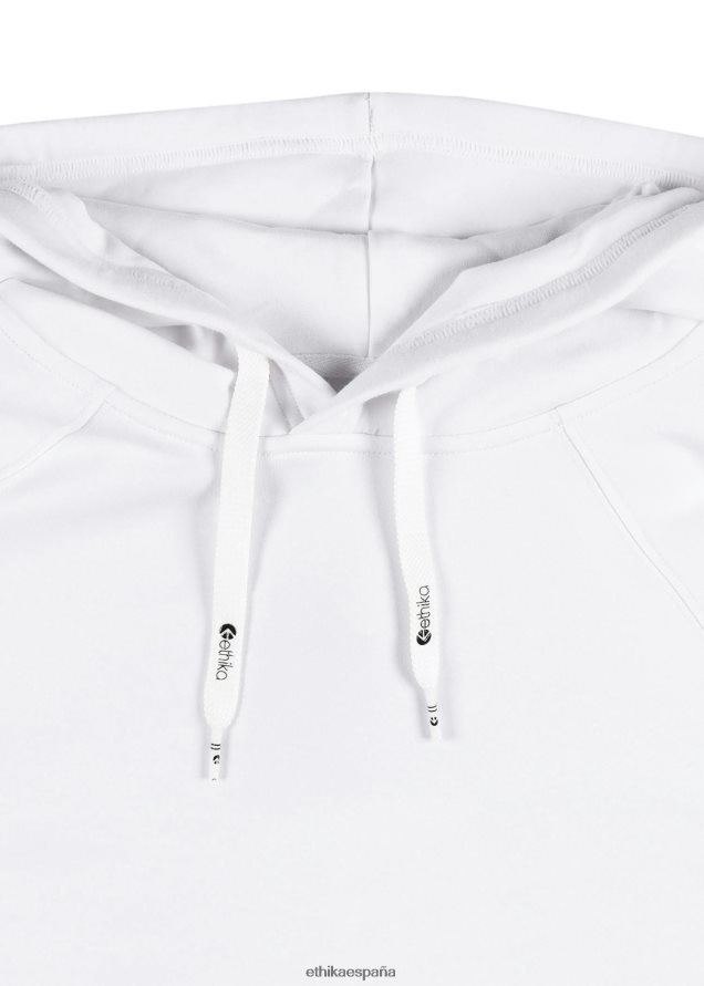 ropa chicas Ethika sudadera con capucha blanca FD68J2030