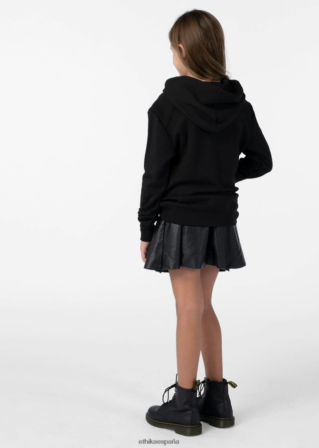 ropa chicas Ethika sudadera con capucha bordada en oro FD68J2032