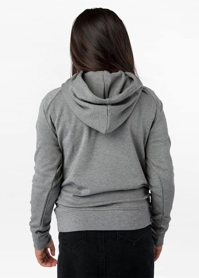 ropa chicas Ethika sudadera con capucha jaspeado claro FD68J2028