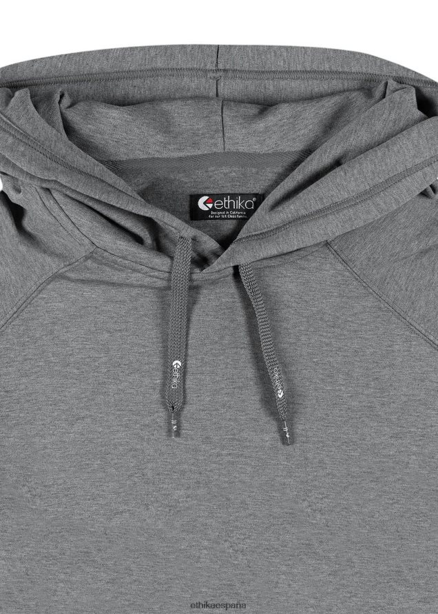 ropa chicas Ethika sudadera con capucha jaspeado claro FD68J2028