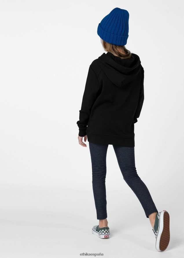 ropa chicas Ethika sudadera con capucha negro FD68J2029