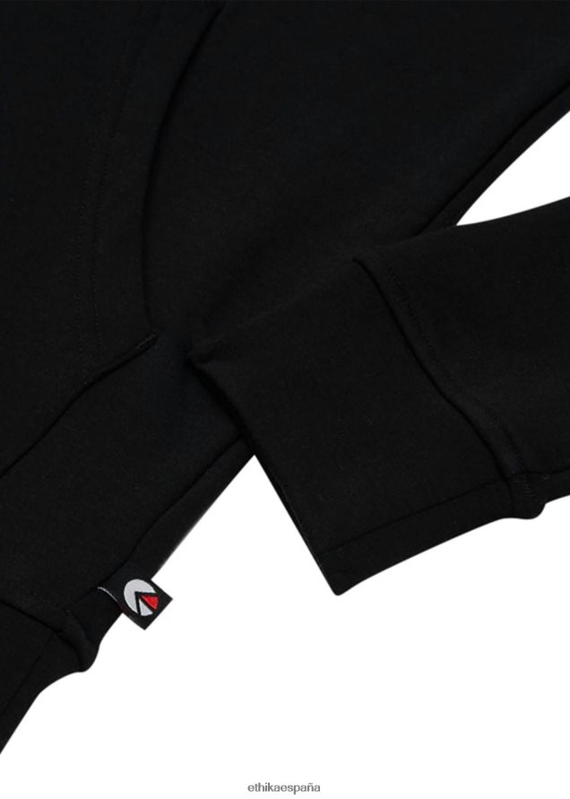 ropa chicas Ethika sudadera con capucha negro FD68J2029