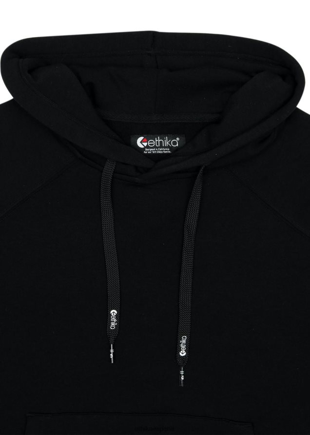 ropa chicas Ethika sudadera con capucha negro FD68J2029