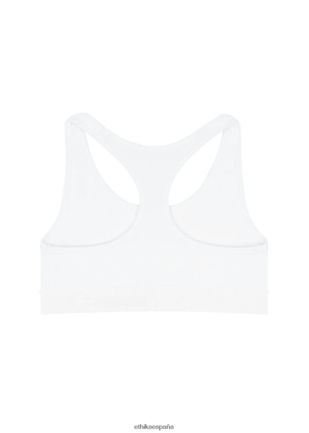 ropa chicas Ethika sujetador deportivo jr blanco nieve FD68J1931