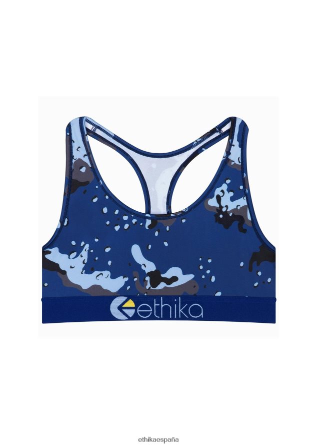 ropa chicas Ethika sujetador deportivo jr subzero performance deep sea camo FD68J1938