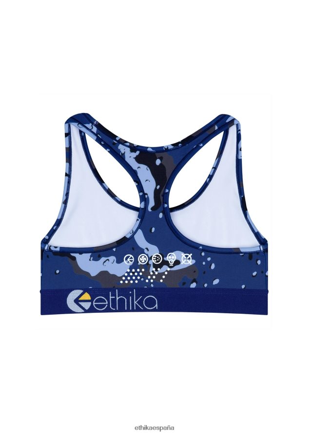 ropa chicas Ethika sujetador deportivo jr subzero performance deep sea camo FD68J1938