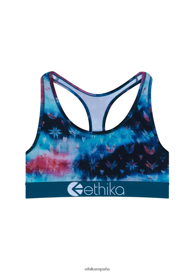 ropa chicas Ethika sujetador deportivo jr tie-dye floral FD68J1925