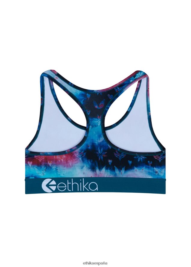 ropa chicas Ethika sujetador deportivo jr tie-dye floral FD68J1925