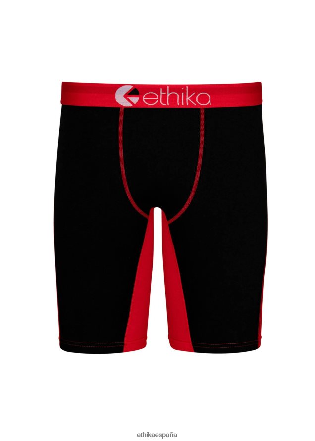 ropa Niños Ethika contraste básico rojo og FD68J1592