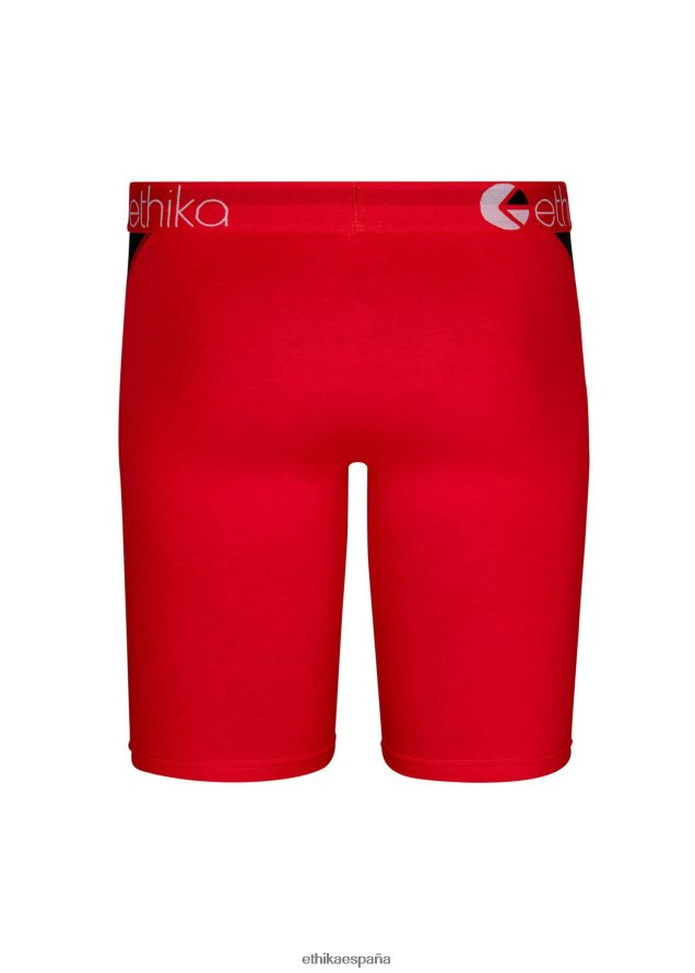 ropa Niños Ethika contraste básico rojo og FD68J1592