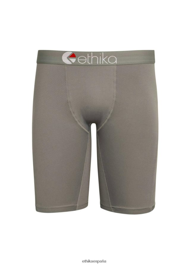 ropa Niños Ethika grapa micromalla rendimiento gris oscuro FD68J1661