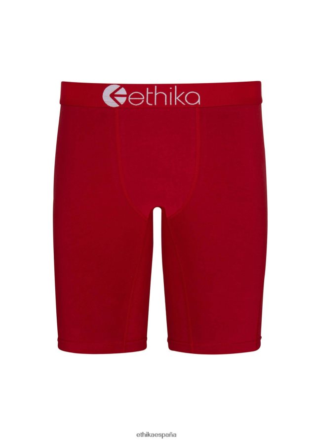 ropa Niños Ethika rojo cayena básico FD68J1601