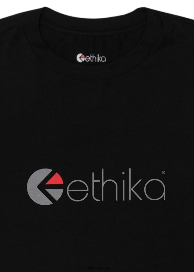 ropa Niños Ethika camiseta con gráfico y logo en negro FD68J2010