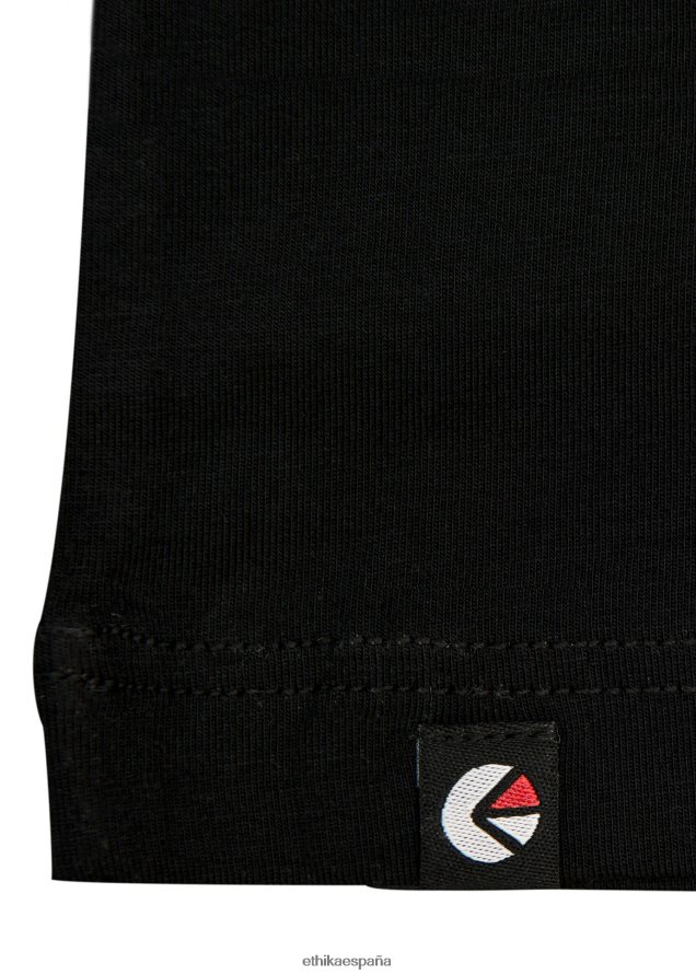 ropa Niños Ethika camiseta con gráfico y logo en negro FD68J2010