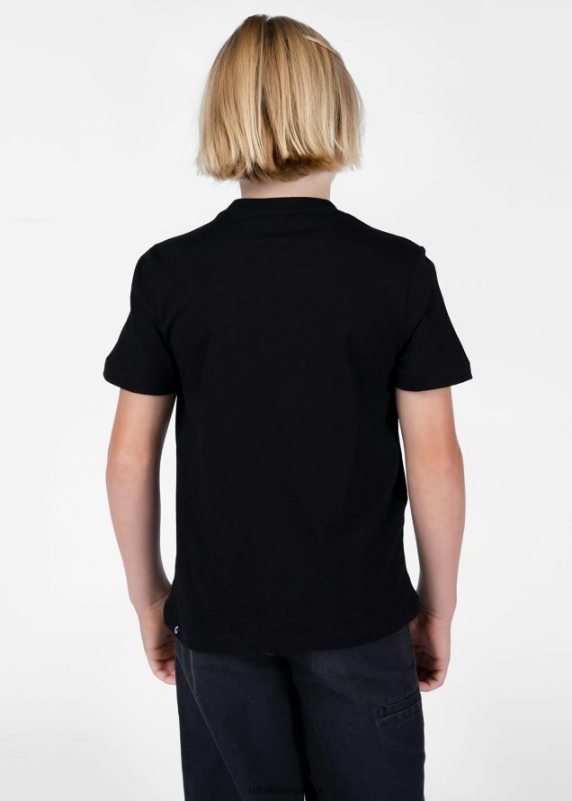 ropa Niños Ethika camiseta gráfica camiseta musical negra FD68J2009