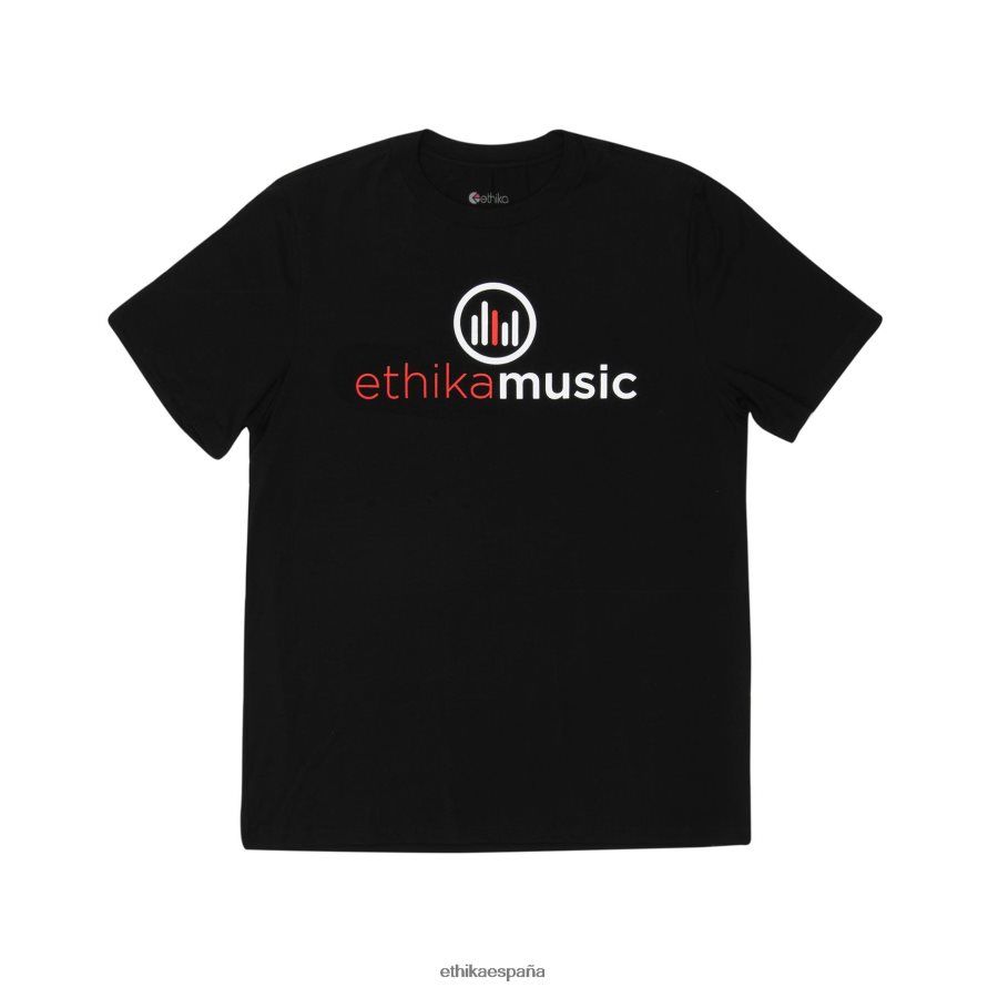 ropa Niños Ethika camiseta gráfica camiseta musical negra FD68J2009