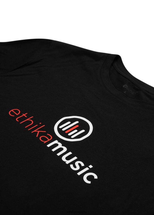 ropa Niños Ethika camiseta gráfica camiseta musical negra FD68J2009