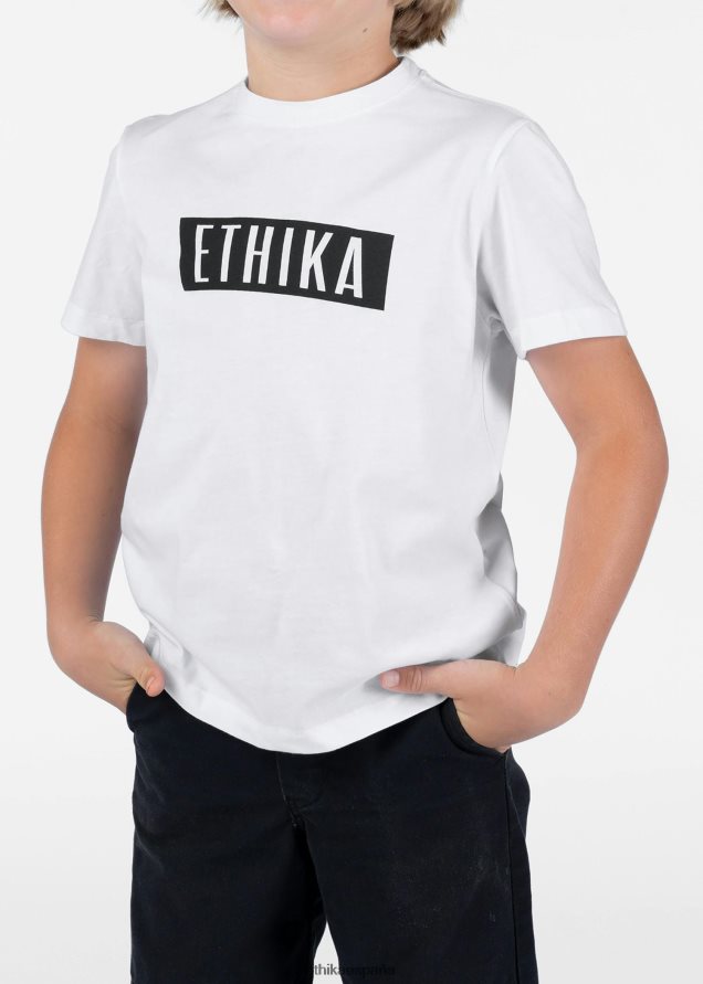 ropa Niños Ethika camiseta gráfica imperial camiseta negra blanca FD68J2008